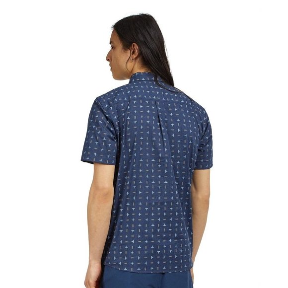 NEW! Patagonia Go To Shirt (Flying Climb / Tidepool Blue) Size Small - Picture 2 of 9